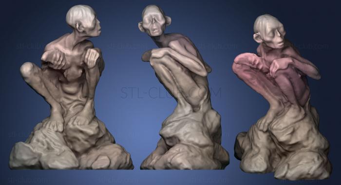 3D model Smagol Statue (STL)